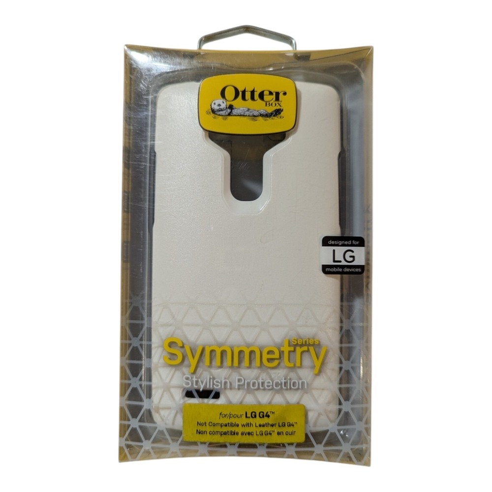 Q1. OtterBox Symmetry Series Case‎ For LG G4 - White/Gray